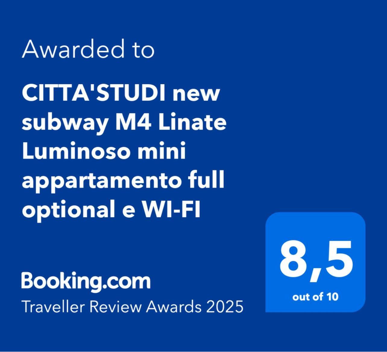 Citta Studi M4 Subway Linate, City Center 10 Min, Luminoso Appartamento Full Optional Wi-Fi Milano Ngoại thất bức ảnh